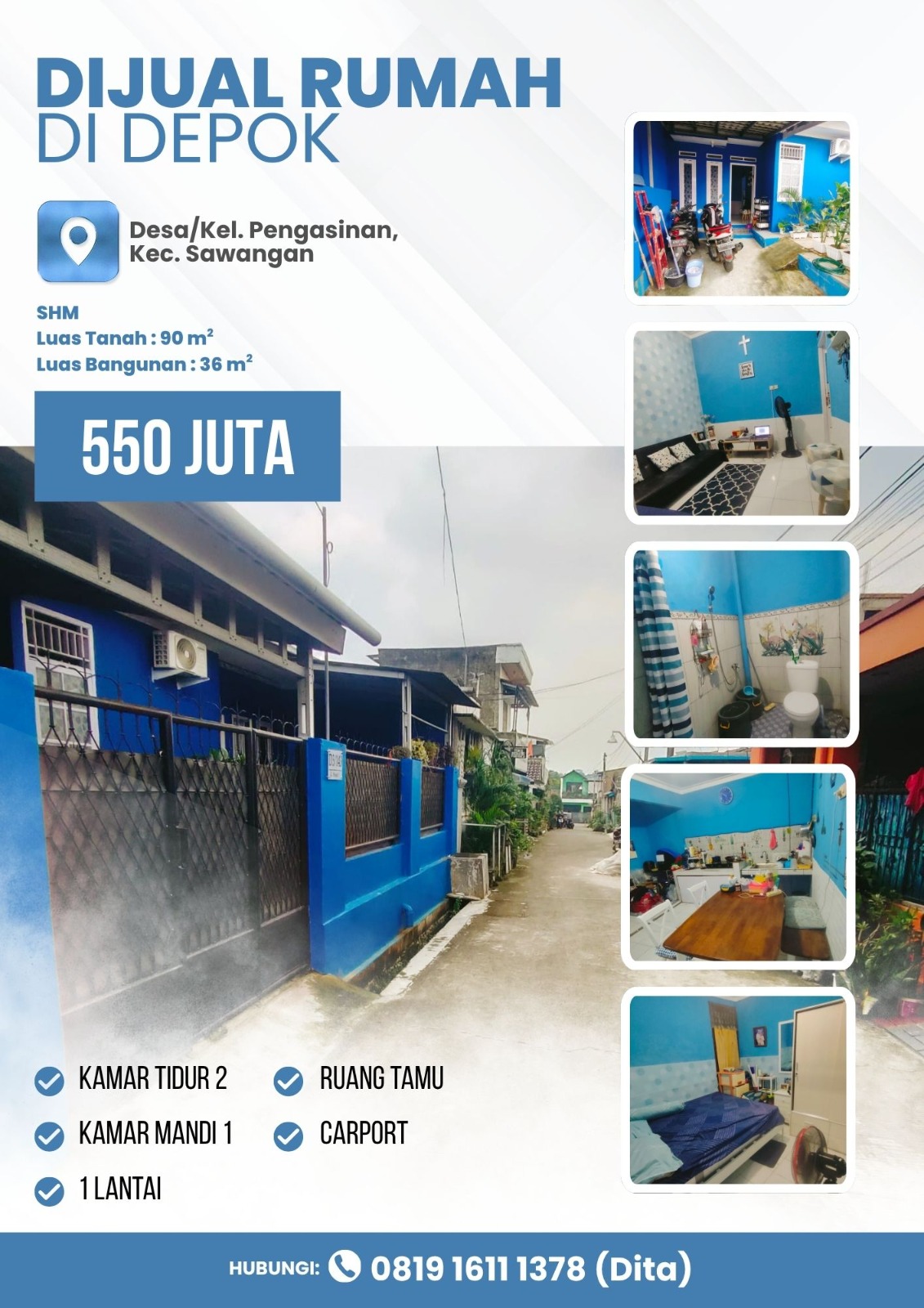 Desa/Kel. Pengasinan, Kec. Sawangan, Kota Depok